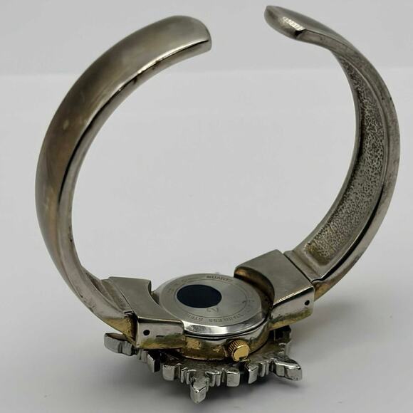 Gold Snowflake Kim Roger’s Cuff Watch - Picture 4 of 4